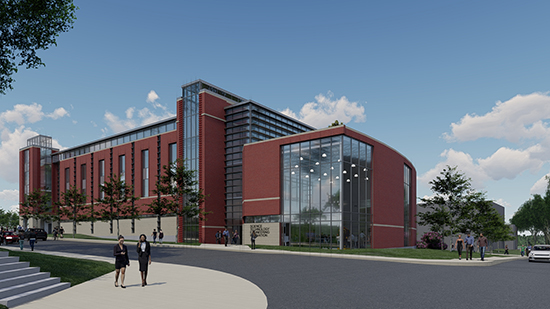 Rendering of the STEI Building