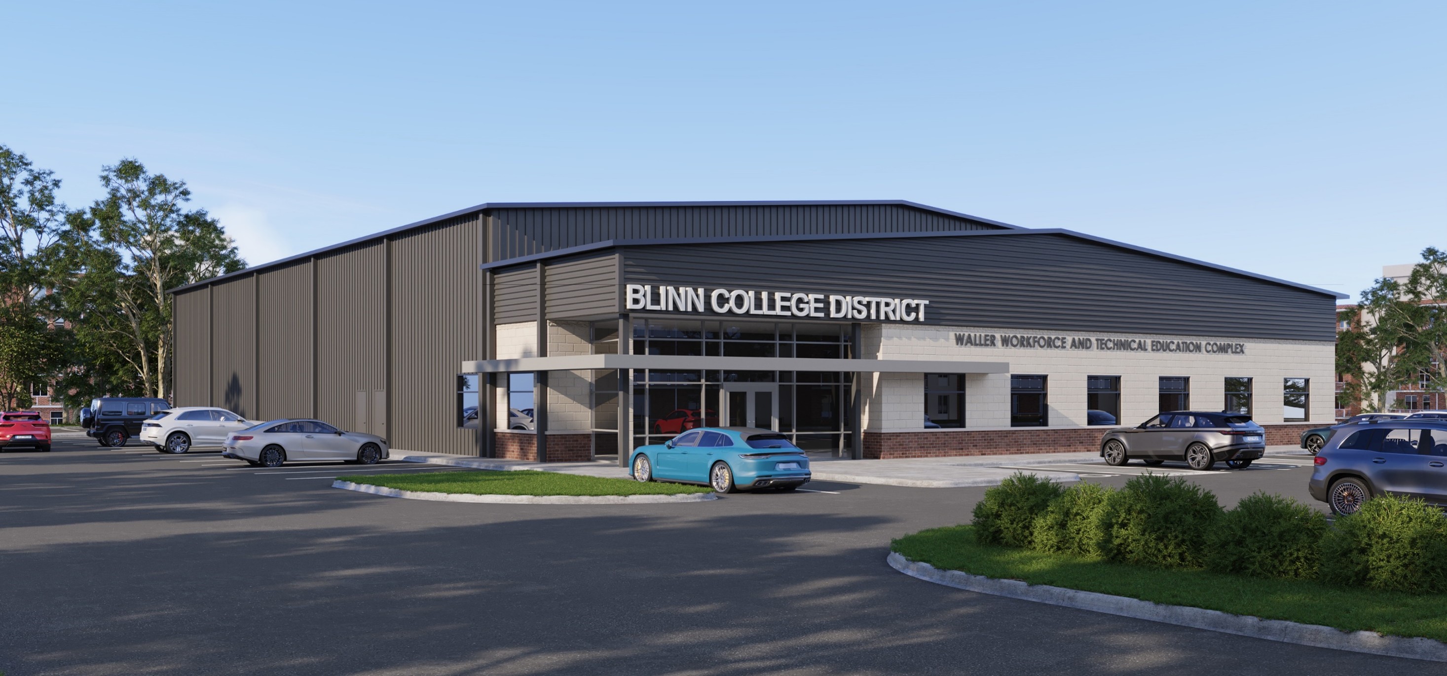 Rendering of the Waller Workforce and Technical Education Complex