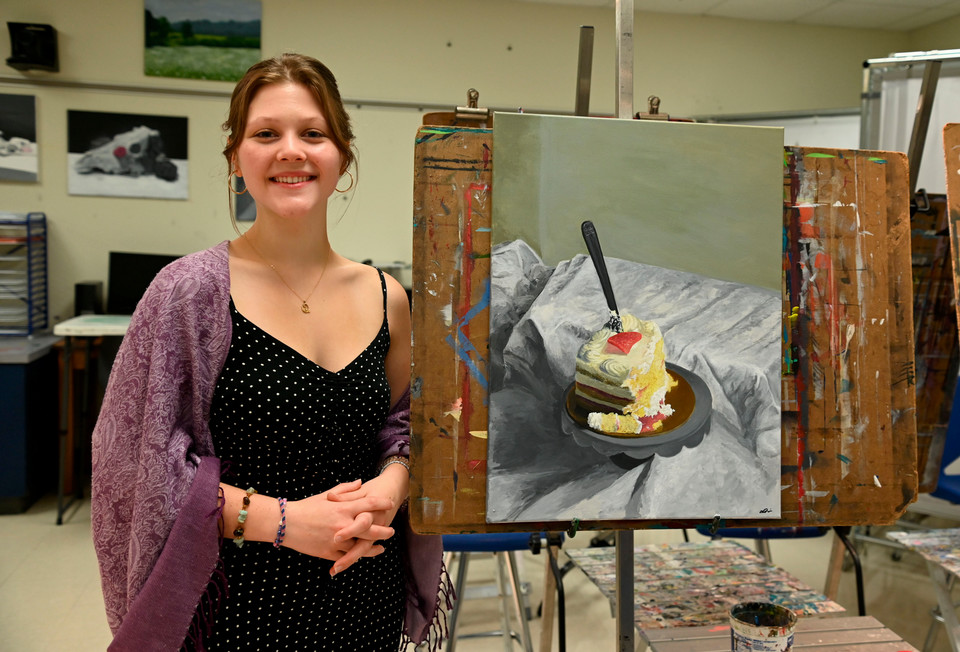 Blinn arts major Abigail Quinn is a recipient of the prestigious National Plein Air Convention Scholarship