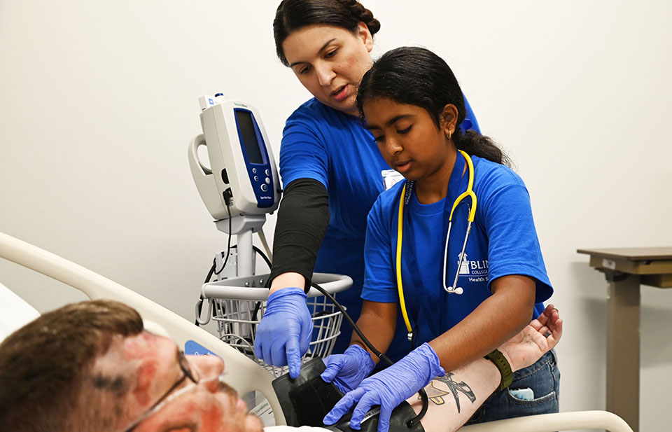 7th and 8th graders from as far as Austin participated in the immersive camp featuring Blinn’s state-of-the-are clinical simulation labs